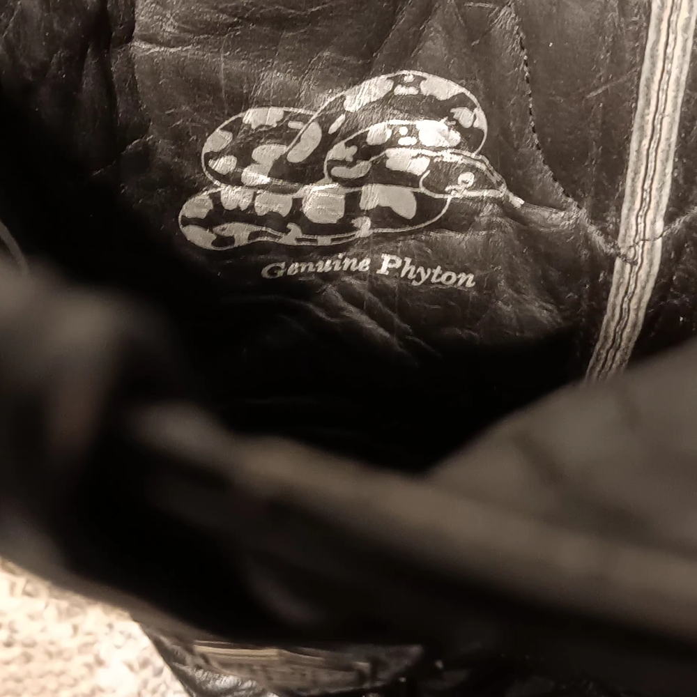 Genuine Python Wild West Western Pointed Cowboy B… - image 7